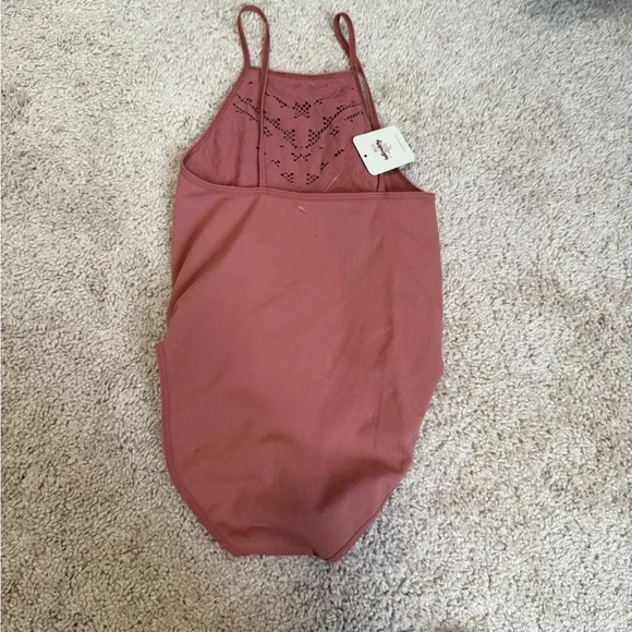 NWT Free People Intimately Womens Pink Solstice Bodysuit Size XS/S L68859 - Picture 8 of 8